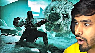 Atreus Injects Fenrir Soul Into Giant Wolf Scene (God of War Ragnarok) 4K ULTRA HD #gameplay