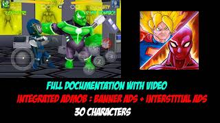super hero fight source code unity3d