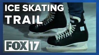 Michiganders put their best skate forward on man-made ice skating trail