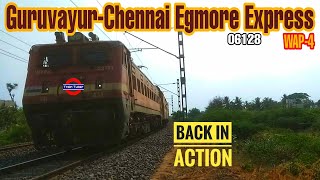 Guruvayur-Chennai Egmore Express || WAP-4 || Back In Action || 06128 || Train Tuber || 1080P HD