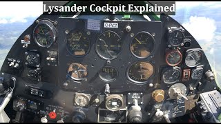 Lysander Cockpit Explained