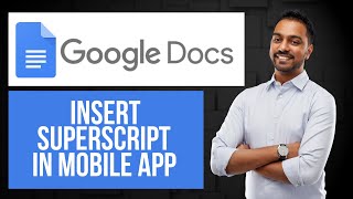 How to Insert Superscript on Google Docs on Android | Add Squared Numbers
