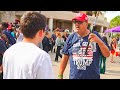 Donald Trump Supporter Freaked Out On Me!