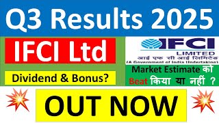 IFCI Q3 results 2025 | IFCI results today | IFCI Share News | IFCI Share latest news | IFCI Dividend