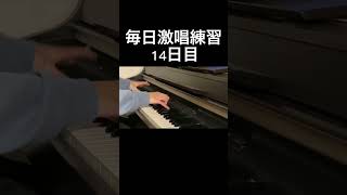 【激唱生活】初音ミクの激唱 をピアノで弾けるまで毎日練習(14日目)