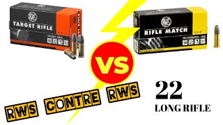 RWS vs RWS, 22Lr Match ou 22Lr Target ?