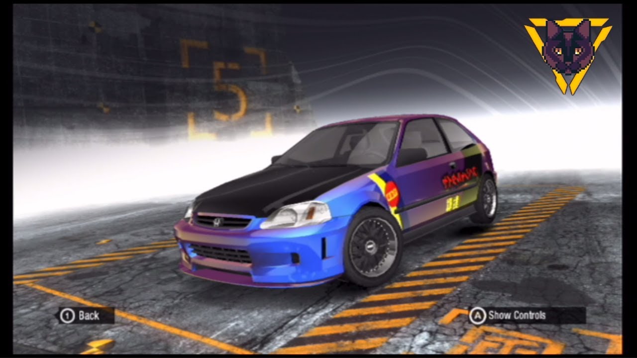 Primera Victoria Honda Civic En Nfs Prostreet Youtube