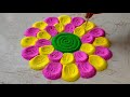 Beautiful Rangoli Designs | Easy Rangolis | Simple Rangolis | Satisfying & Relaxing | Top Rangolis