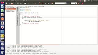 openmp helloworld,sum,matrix
