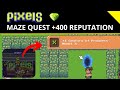 PIXELS | COMPLETE MAZE QUEST - GET TROPHY + 400 REPUTATION!