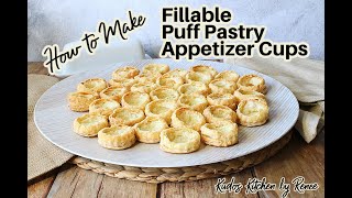 How to Make Puff Pastry Appetizer Cups
