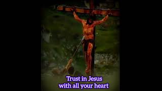 Trust in Him with all your heart,#heart #trust shorts #millionviews #jesuslove