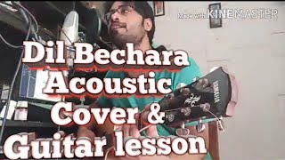 Dil Bechara Title Track Guitar Lesson | Dil Bechara Cover | AR Rahman | Sushant Singh Rajput