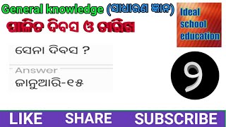 #General_knowledge (ସାଧାରଣ ଜ୍ଞାନ),  Important days ,  part-2. ପାଳନୀୟ ଦିବସ ଓ ତାରିଖ