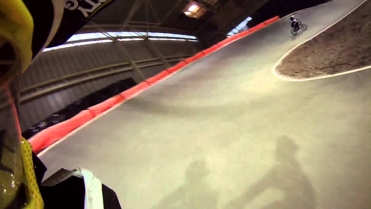 Jordan Mullock At Manchester Indoor Bmx Track 3 - YouTube