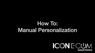 How to use Manual Personalization