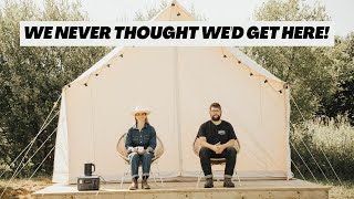 14 months later...Transforming our abandoned land into our dream off-grid homestead