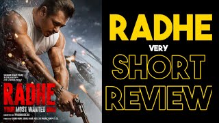 Radhe Movie Review | Radhe Short Review | Radhe Roast Review & Reaction | MCR TV