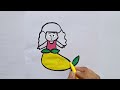 mermaid drawing painting and colouring for kids how to draw mermaid for kids