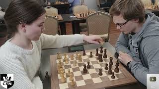 WFM Fatality (1915) vs D. Tunik (2152). Chess Fight Night. CFN. Blitz