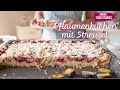 Saftiger Pflaumenkuchen mit Streusel - Zwetschgenkuchen vom Blech - Omas Rezept