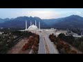 Aerial View of Faisal Mosque Islamabad