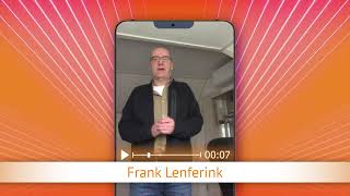 TV Oranje app videoboodschap - Frank Lenferink