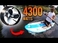 INSANE Paddle Board Motor Kit! Flipsky Underwater Thruster Review