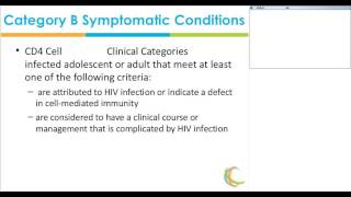 Clinical Webinar #2 - HIV Classification, Opportunistic Infection Prophylaxis and Immunization