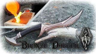 Casting a Bronze Dagger From The Game Skyrim (Daedric Dagger)