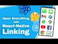 🔵 How to use Linking to Open anything with React Native Linking | Linking | React Native