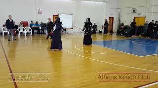 TEAM COMPETITION Hellenic Championship 2017 Fudoshin vs Athens Kendo Club