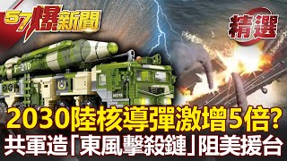 2030中國核導彈激增5倍？！共軍秘造「東風擊殺鏈」威脅進逼美後院？！- 施孝瑋 康仁俊【57爆新聞 精選】