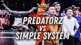 Predatorz vs Simple System ★ 1/4 Crew ★ 2021 ROBC x WDSF International Breaking Series