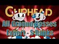 Cuphead - All Ground Bosses - EXPERT S Ranks (No Damage)