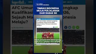 AFC Umumkan Jadwal Lengkap Kualifikasi Piala Dunia 2026, Timnas Indonesia Mulai Perjalanan Panjang