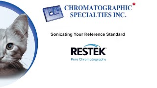 Sonicating Your Reference Standard
