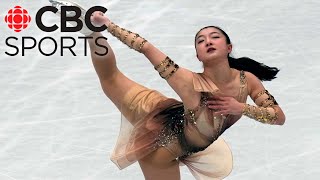 Japan's Kaori Sakamoto leads after world figure skating championships short program | CBC Sports