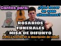 5 CANTOS para: MISA DE DIFUNTO | ROSARIOS | FUNERALES | ¿Qué hacer en esas situaciones?