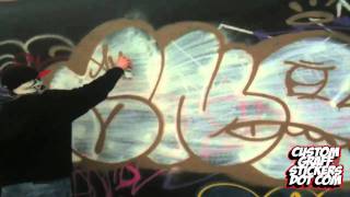 Snap One Live Action Bombing Graffiti RoofTop NYC New York City Graff