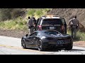 mulholland riders cops fast bikes no music arrest mclaren 720s bmw s1000rr