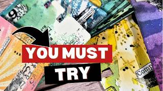 6 background techniques for art journal pages