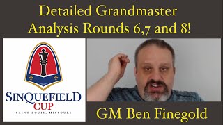 GM Ben Finegold analyzes Rounds 6,7,8 of 2019 Sinquefield Cup