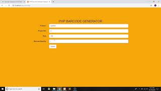 Barcode Generator In PHP With Source Code | Source Code & Projects