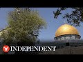 Watch again: Worshippers hold final Friday prayer of Ramadan at Jerusalem's al-Aqsa