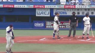 20161001　明治大学　VS　法政大学　7　ドラフト中日1位　柳　スーパースロー