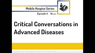 Critical Conversations In Advanced Disease