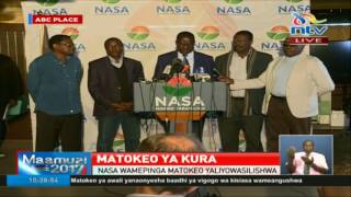 IEBC server hacked, algorithm manipulated and votes given  to Uhuru Kenyatta - Raila Odinga