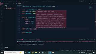 Customtkinter Entry CTkEntry