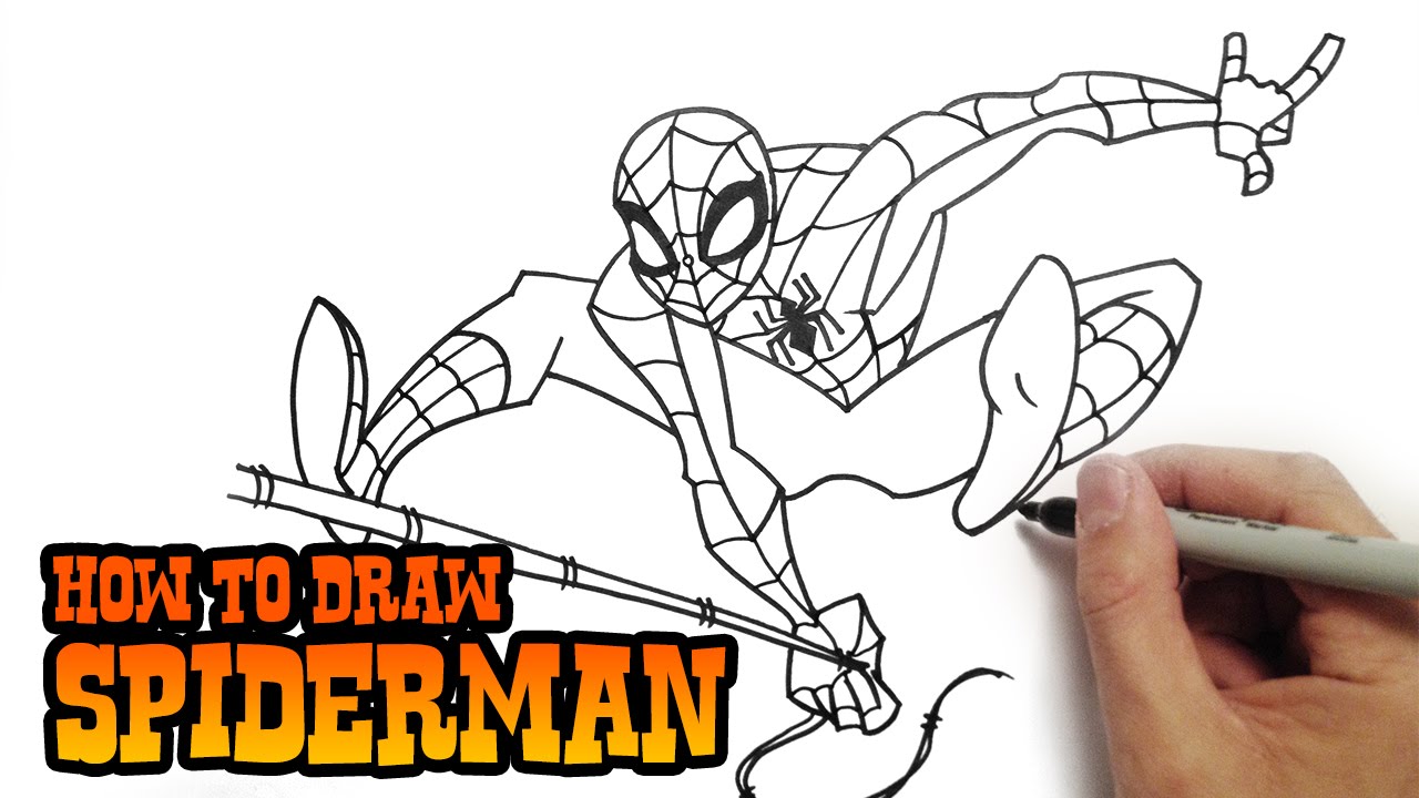 How To Draw Spiderman Drawing Tutorial Youtube How To Draw Spiderman Drawing Tutorial Youtube